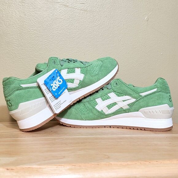 Asics X Concepts Gel Respector Coca Green Suede Special Box Men's Size 8 - Picture 4 of 11